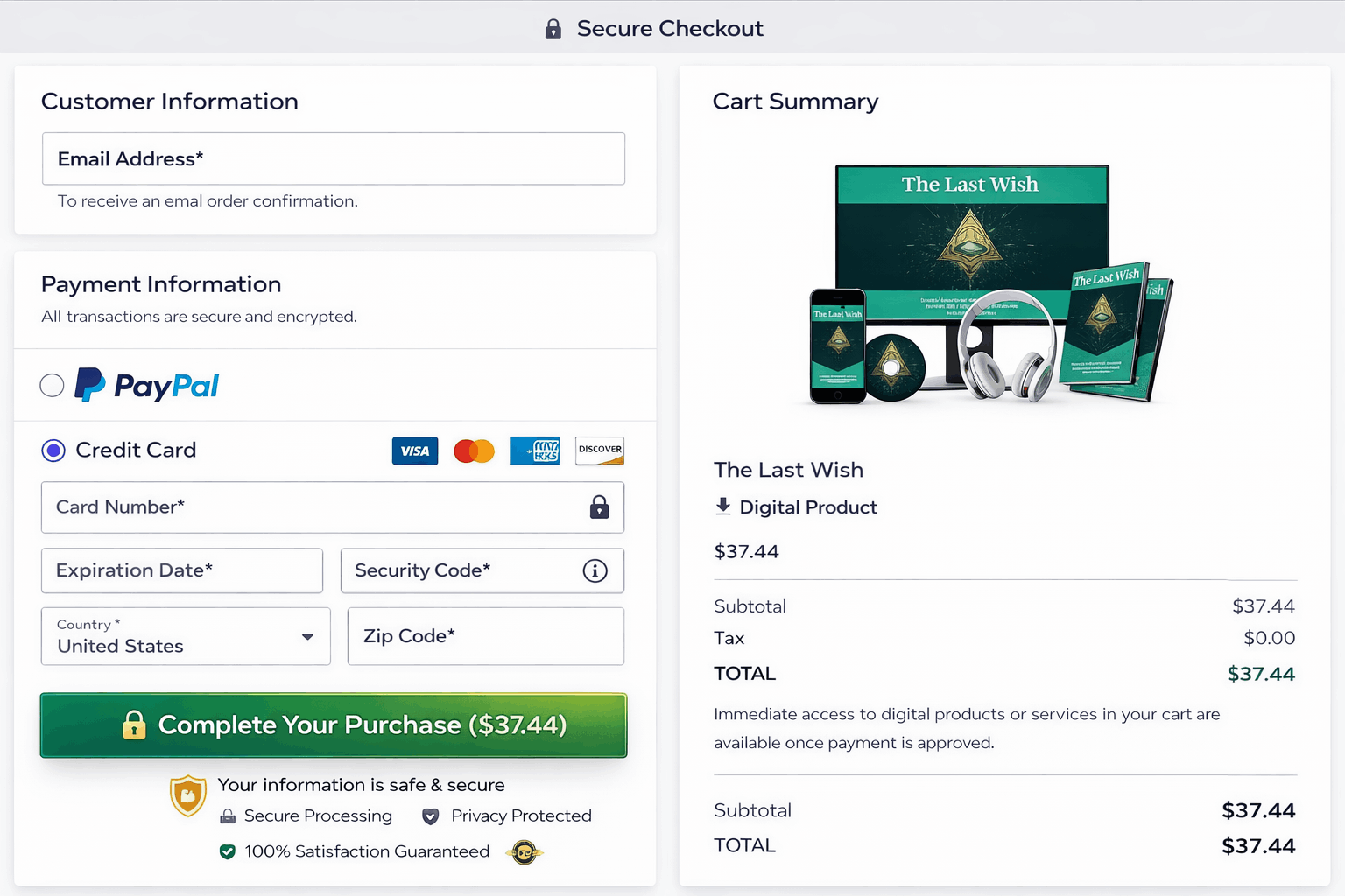the-last-wish-checkout-page